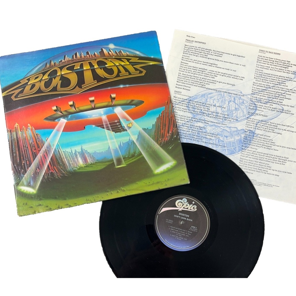 Boston Don't Look Back 1978 BL-35050 CBS Vinyl LP Record Original Vintage